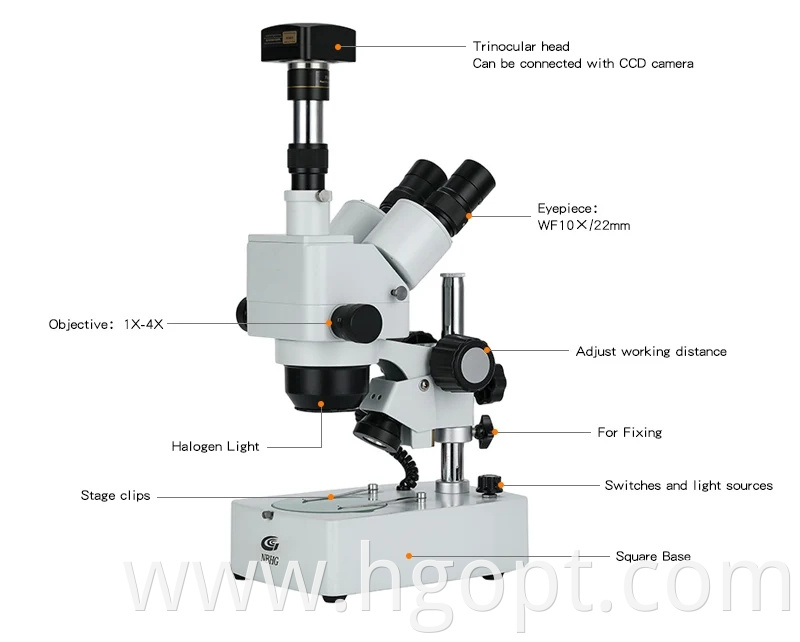 Stereo Digital Microscope Trinocular Stereo Microscope